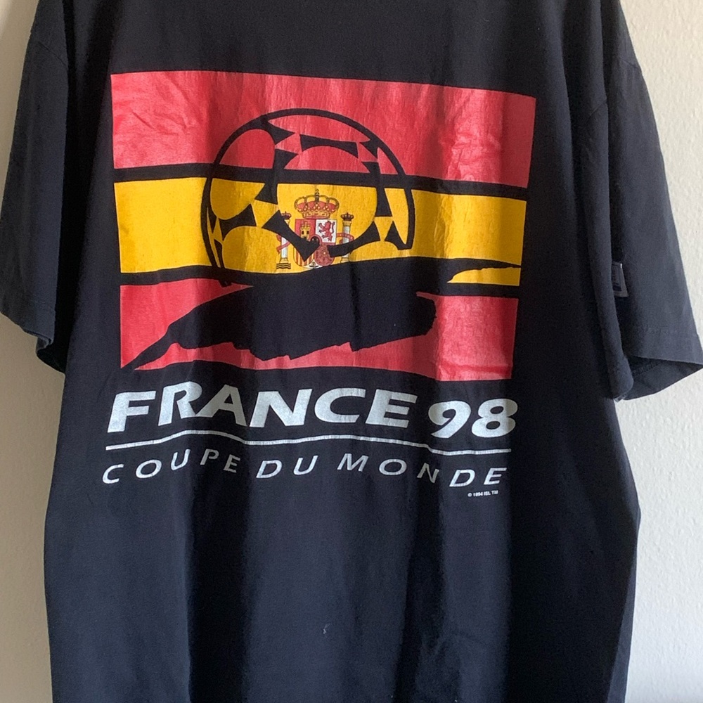 🇪🇸🇫🇷⚽️Spain France 1998 World Cup T-Shirt